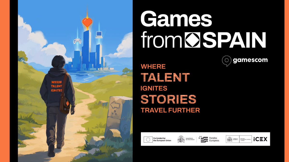 GamesFromSpain's tweet photo. 📍Don’t miss out!

Visit the Games From Spain Indie zone at #Gamescom26 in Halle 10.2 | Stand F040g - E057g.

🎮 Come explore the Spanish projects and meet the talent behind them. https://t.co/jPf81NelV1
