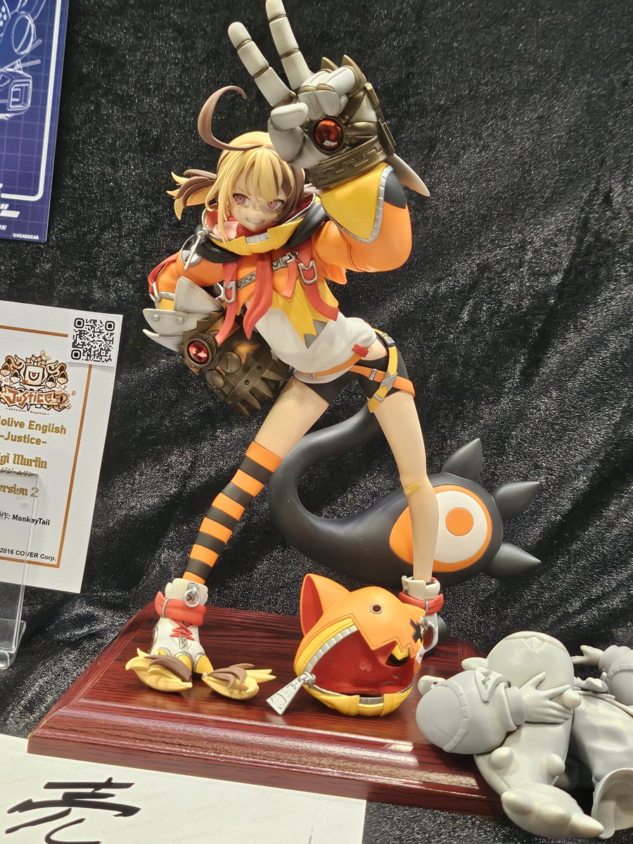 junJP47_'s tweet photo. #WF2026S #Hololive_EN #ホロライブEN #ガレキ

@Monkeytail13_ さんのジジ・ムリンです。買いたかったが、流石にこんな可愛いキットに七体は既に完売でした。

この作品は本当可愛いとしか言えない丁寧な作品で、表情がとても良かったです。
新しいパーツも分かりやすく展示していて、その優しさが感じました。