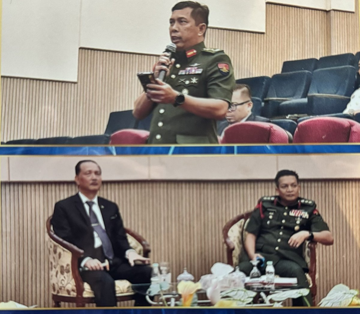 DGHisham's tweet photo. This afternoon I delivered an enlightening executive talk titled "Whole-of-Government and Whole-of-Society (WoGoS) in action: The COVID-19 Case Study & The Lessons Learned," sharing the insights and experiences from the front lines of Malaysia's battle against the COVID-19 pandemic.

My presentation covered the initial outbreak's timeline, the strategic implementation of the WoGoS approach in managing the crisis, and the collaborative efforts across various sectors to enhance the nation's preparedness, response, and resilience. Key highlights included the operational details of the Crisis Preparedness and Response Centre (CPRC), advancements in surveillance, testing strategies, public health interventions, and the critical role of community engagement through a platform like MySejahtera.

The experience underscored the importance of solidarity, science-based strategies, and the dynamic adaptation of policies in facing public health emergencies, offering profound lessons for future crisis management.

#NRC #nationalresiliencecollege #UPNM #NDUM #WOGOS