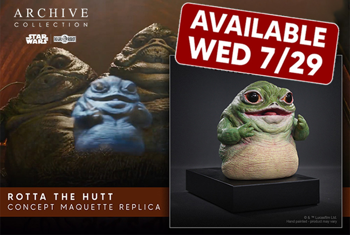 JediNewsNetwork's tweet photo. First Look at Regal Robot Rotta the Hutt Concept Maquette Replica - https://t.co/vhFqavwIQr #StarWars @TomSpinaDesigns @RegalRobot #TheMandalorianAndGrogu @StarWars @TheMandalorain #RottaTheHutt #ChristianAlzmann https://t.co/lqDcvAs1MH