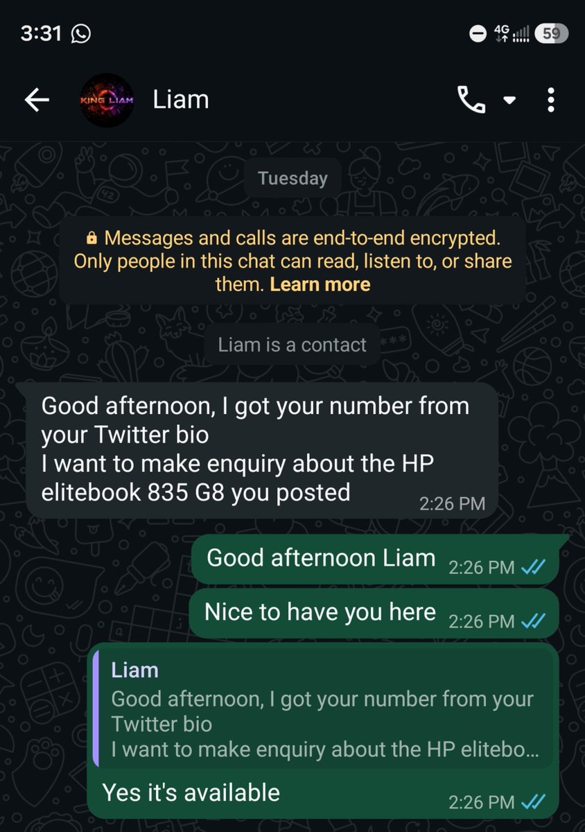 SamuelKolawole0's tweet photo. First-time customer from X.

He came across our post featuring the best-selling HP EliteBook 835 G8 and decided to give us a try.

Store pickup completed 

HP EliteBook 835 G8 
• AMD Ryzen 5 Pro 5650U 
• 16GB RAM | 512GB SSD 
• Backlit Keyboard 
• Free Laptop Stand

Congrats @Phtm01 
Thank you for trusting us with your purchase