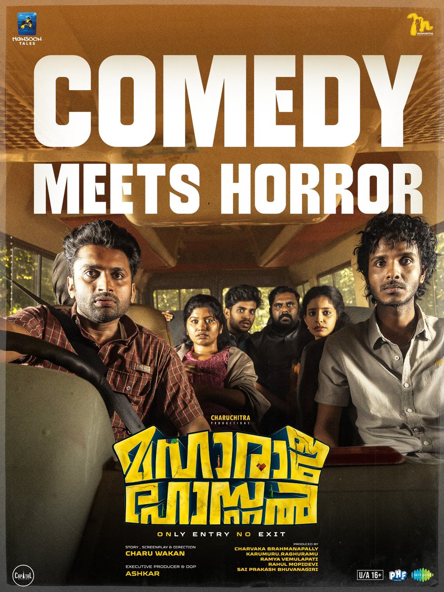 WhatTheFuss_'s tweet photo. #MaharajaHostel in theatres now, a mix of comedy &amp; horror getting rave reviews.

Grab tickets to witness your favourite influencers on silver screen. https://t.co/NfY3JmJzqm