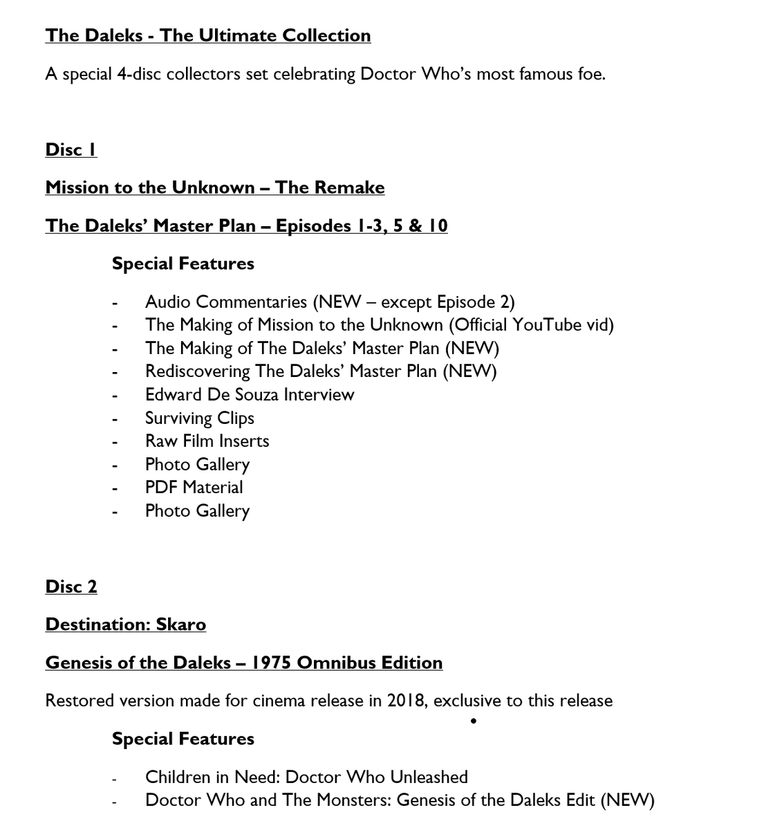 TheCyberdevil's tweet photo. I was thinking about getting out the newly recovered Master Plan episodes out physically, whilst not having to wait for animations, whilst making it feel less like double dipping. 

I've managed to come up with an idea for a special Dalek box set, which has many unreleased items. https://t.co/mjqtZuYZwt