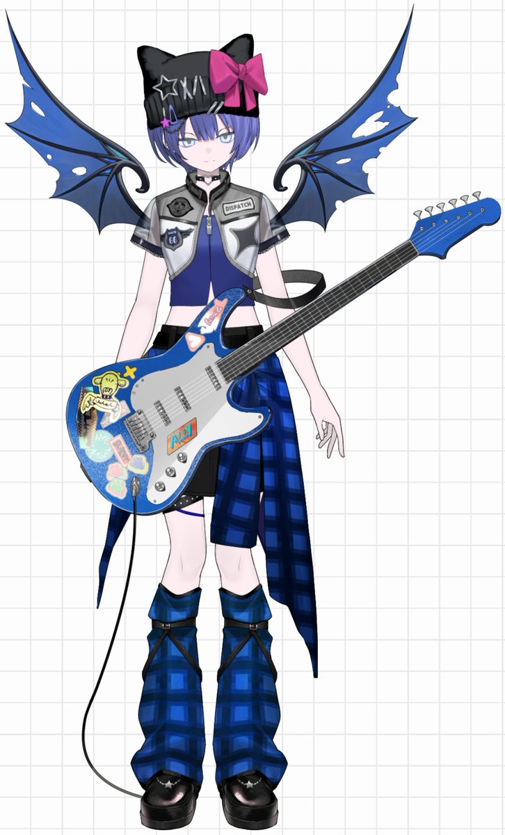 SatukiMea_Avvy's tweet photo. 治安悪めメロ女子作りたかったんだって(青色担当) https://t.co/hknSuvzSp8