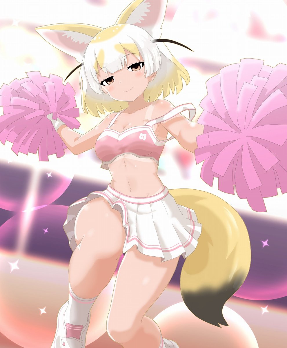 tomoegatadouki's tweet photo. 応援部を応援する部活をするフェネック ( けものフレンズ )
#けものフレンズ　
けもフレ https://t.co/TFshnczK18
