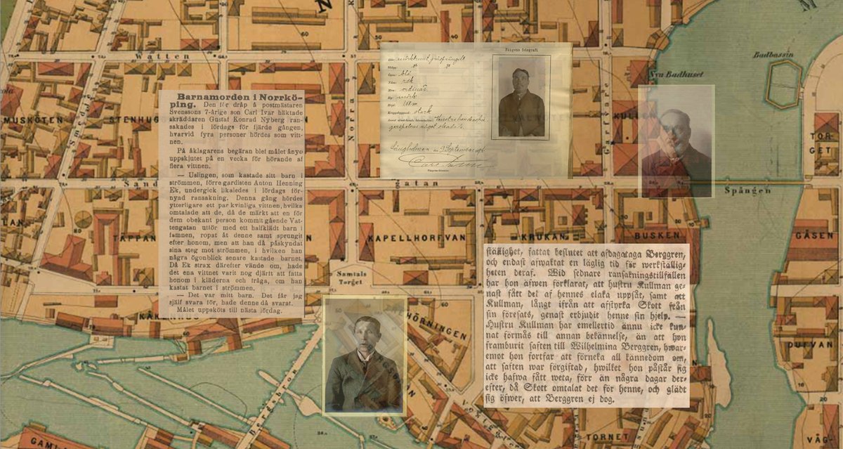 KlingsbergsF's tweet photo. Följ med på en mörk och fascinerande stadsvandring genom Norrköpings historia. Hör om listiga bedragare, arsenik i körsbärssaft, barnamord, kvalificerade dödsstraff och hur synen på skuld, straff och psykisk sjukdom har förändrats genom århundradena. https://t.co/sTAeDqp2bU https://t.co/2mHMvy3E58