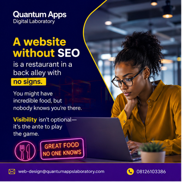 QuantumAppsLab's tweet photo. Imagine burying a chest full of gold in your backyard, throwing away the map, and then wondering why nobody is coming over to dig it up

Sounds ridiculous, right? But business owners do the exact same thing with their online presence every single day.

#MondayMotivation

#BBNaija https://t.co/M634ctH99N