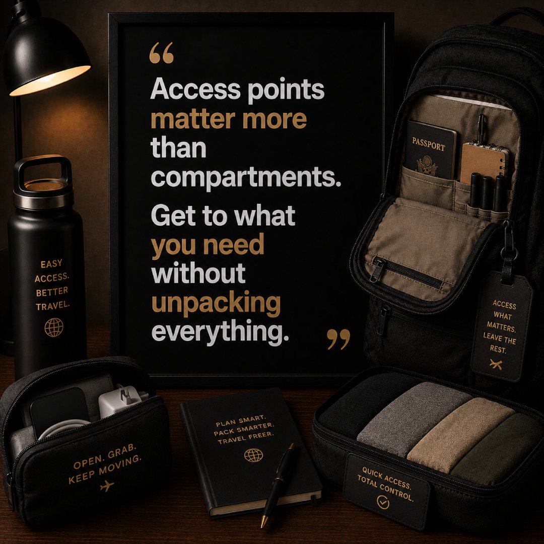 ChoosePack's tweet photo. 🏕️ One-Bag Wisdom

"Access points matter more than compartments. Get to what you need without unpacking everything."

Find your pack: https://t.co/RTJuJczm9a
#OneBag #CarryOnOnly #ChoosePack https://t.co/jGJLrHcqj0