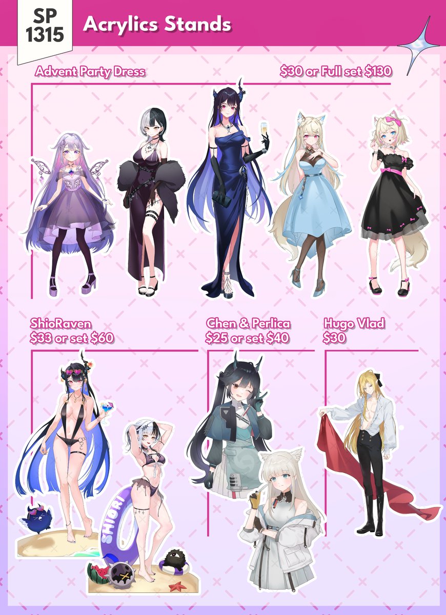 Matryo8's tweet photo. Here's my catalogue for #ARV2026 !!
📍SP1315 with @/jellyseas @/allure_0709

This is our first time boothing in NA, so please come by for lots and lots of merch!! (More in the replies! ⬇️)
#AniRevo #anirevo2026 https://t.co/Aqvgy0pYwv