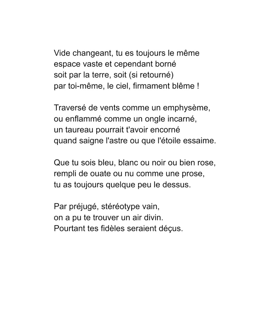 TrehelFrehel's tweet photo. Sonnet céleste. https://t.co/BQO50dEmCO