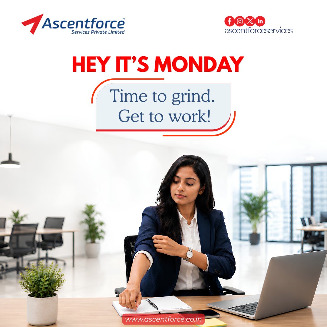 AscentforceLtd's tweet photo. Hey, It's Monday! 💪

There is no better time to start than now.

Time to grind, stay focused, and get to work.

Every effort you make today brings you one step closer to your goals.

Let's have a great week ahead! 🙌

#MondayMotivation  #StayFocused #MotivationalMonday #Grind https://t.co/CYzyZIt9Cb