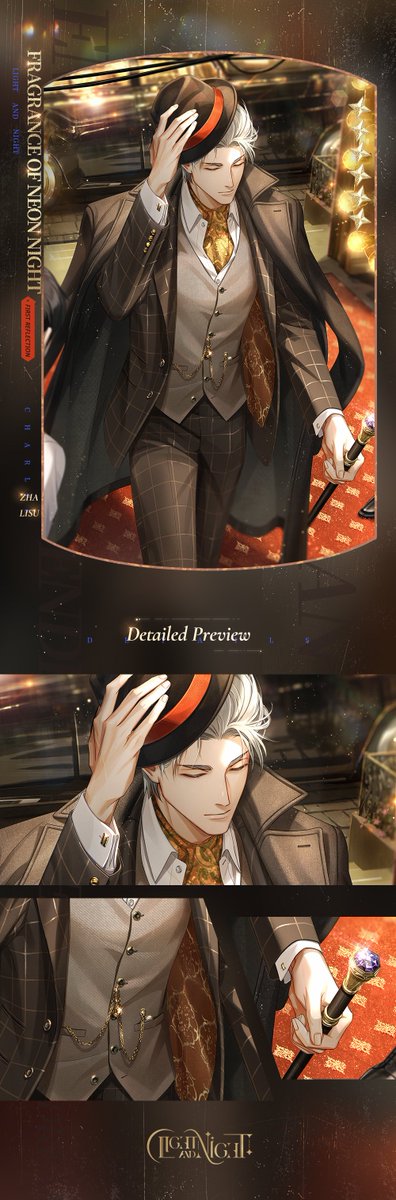 lightnnightsea's tweet photo. ✦ Zha Lisu ✦ Fragrance of Neon Night

"A story so full of regret has, at long last, found its completion in your presence."

✨How to Claim: During the Limited-Time Mail Pool - Embers of an Endless Dream (05:00, Aug 4 - 04:59, Aug 14, 2026 (GMT+7)), the [6-Star Bond] Zha Lisu - Fragrance of Neon Night will be added to the pool for a limited time with an increased drop rate.

✨Bond Story 
The [6-Star Bond] Zha Lisu - Fragrance of Neon Night features the Memory - [Silhouette]. You can access the story via [Fateful Encounter → Memory → Silhouette].

In this nostalgic festival, play the part of a spy couple alongside him, evolving from mutual suspicion to a bond of trust. Your feelings for each other run as deep and layered as the stamens of the Silk Tree Blossoms, countless and intertwined…

✨Detailed information regarding the Mail Pool will be updated soon. Please stay tuned!

✦ Official Light and Night SEA Webshop: https://t.co/RMYQ86mT05
✦ Join our Discord: https://t.co/Y1ilSKnOJY
✦ Join our Facebook Community:  https://t.co/6ETQxSD4mC

 #LightandNight