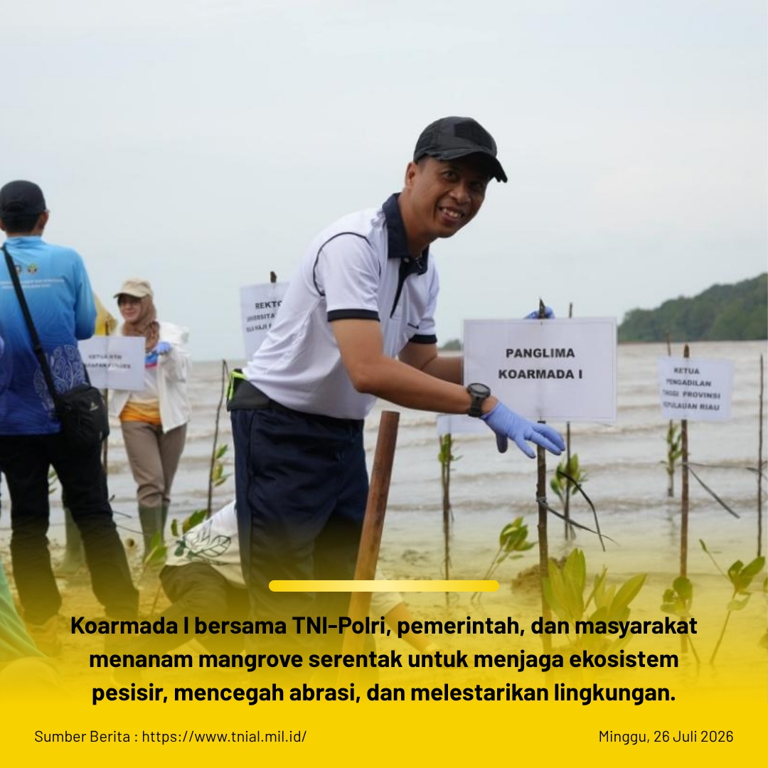 CitraArdini4's tweet photo. Roh persatuan TNI dengan rakyat semakin kokoh, mengubah relasi sipil-militer menjadi kemitraan yang setara dan saling menguntungkan.

TakSekadar Jaga Wilayah https://t.co/Tu2Z5hnbnk