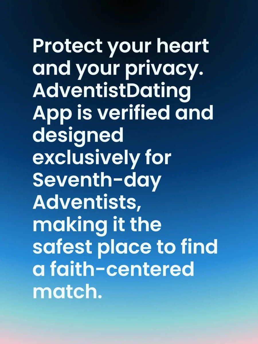 DatingAdventist's tweet photo. Meet Adventist singles who share our faith, values, and hope in Christ at https://t.co/xAkCpZtMCs. #Adventist #AdventistSingles #SDAChurch #AdventistLife #SDAWorld https://t.co/6Jp0mRMPbC