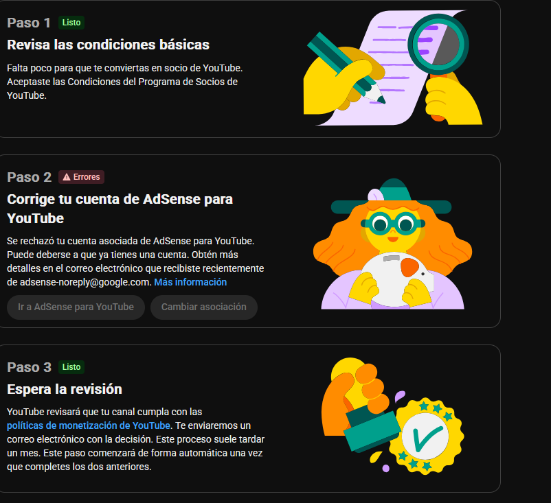 Frantoys23's tweet photo. @TeamYouTube Hola, YouTube: mis anuncios fueron rechazados y no entiendo por qué. No  estoy recibiendo pagos por mis anuncios. Por favor, revisen mi cuenta y  indiquen el motivo del rechazo y cómo solucionarlo. Agradezco su ayuda. https://t.co/dOZ0a5SHA7