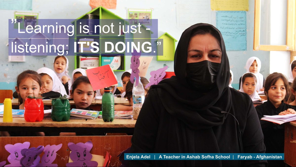 vdoafg's tweet photo. “The Equitable Access to Quality Education seminar strengthened my teaching skills through innovative methods, practical materials, and effective feedback techniques. I hope such learning opportunities continue for teachers, especially in rural communities.”Enjela Adel -Teacher https://t.co/uab5a9qt4S