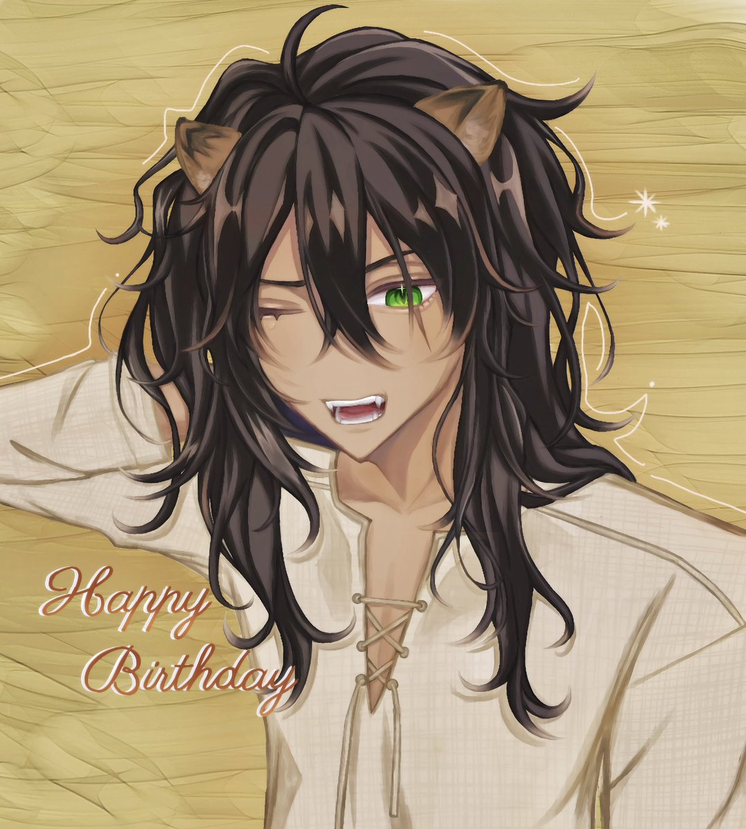 regqzi's tweet photo. 今年のお誕生日もイラスト描きたかったんだけどなかなか理想のレオナさんが描けなくて断念しました(;_;)去年の再掲だけどお祝いの気持ちとさせてください💛

 #レオナ・キングスカラー生誕祭2026 
 #レオナ・キングスカラー誕生祭2026 
 #twstファンアート https://t.co/IgDEOVFpsT