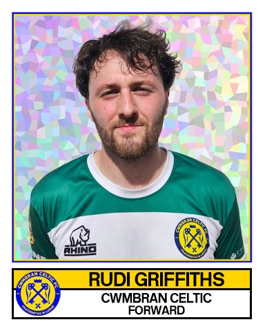 CwmbranCeltic's tweet photo. New face number 5! Rudi Griffiths joins our ranks from Abergavenny Town. Croeso Rudi!
.
.
.
#cwmbranceltic #rudigriffiths #newfaces #newsignings #howmanywayscanisaywelcome https://t.co/u6o752eW5m