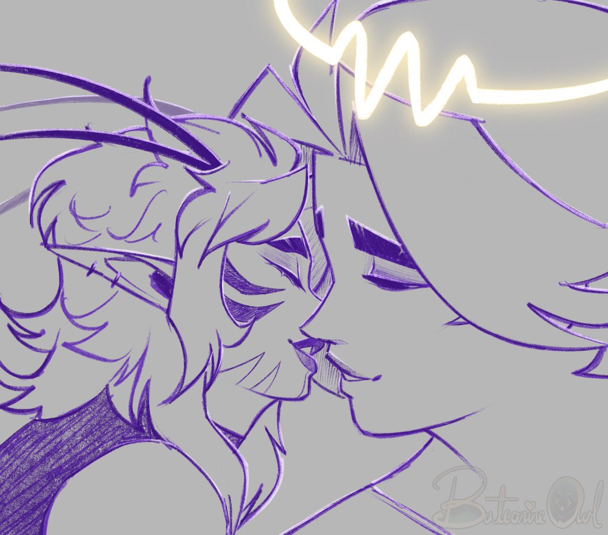 ButeonineOwl07's tweet photo. Don’t mind me, just practice doodling romantical fluff with Abel and Kiora 👉👈
Kiora belongs to @Daddy_Toffee 

#HazbinhotelAbel
#Abel https://t.co/xDDdJ5x4eT