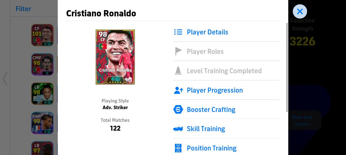 emmanymck's tweet photo. @trqvis_eth 🥲 Efootball know how much I love Ronaldo ❤️ https://t.co/bQ9ZT9hCN2