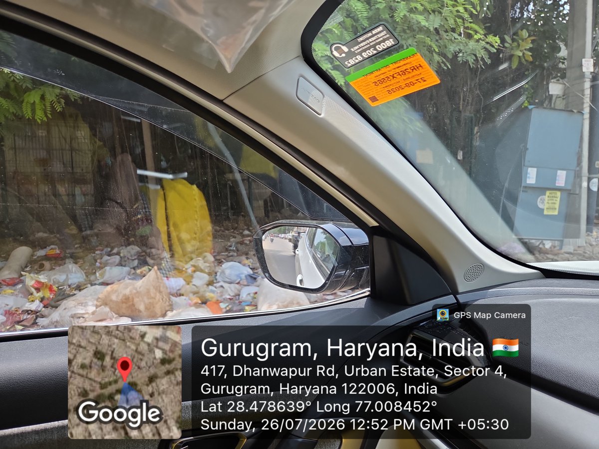 indianssharma's tweet photo. @MunCorpGurugram MCG per Kab fine hoga jo raod ke safai nahi karwati https://t.co/glLaqBHuHe