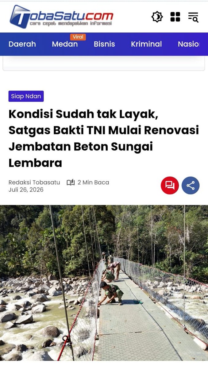 Jenjeen150's tweet photo. @PantauTrend Anggota TNI turun ke sawah menolong petani dari awal tanam sampai masa panen dgn antusias gotong royong.

TakSekadar Jaga Wilayah https://t.co/kfGl9fbkaQ