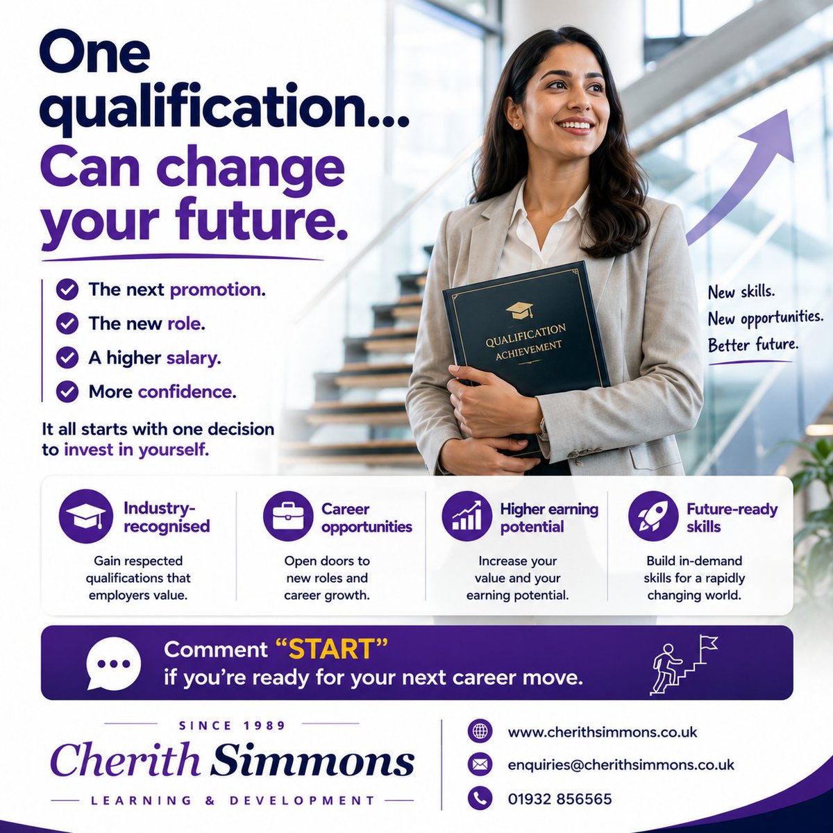CherithSimmons's tweet photo. The biggest career changes often begin with one small decision. Invest in your skills today and create more opportunities for tomorrow
#CherithSimmons #CareerGrowth #ProfessionalDevelopment #Upskill #FutureSkills #CareerDevelopment #Apprenticeships #WorkingProfessionals #ITCareer https://t.co/r0aFnhylTA
