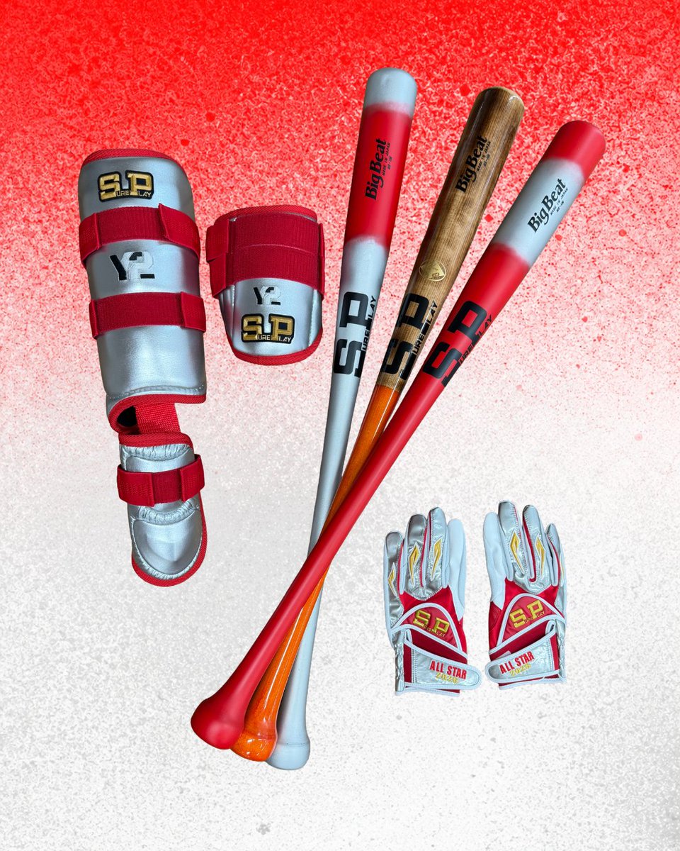 SUREPLAY_JP's tweet photo. 🔥いよいよ明日！🔥
マイナビオールスターゲーム2026⚾️

夢の舞台で使用される、
SUREPLAY特別仕様の用具を一部公開！

オールスターの舞台で、SUREPLAYとともに。
#SUREPLAY https://t.co/4AYlSBLhBX