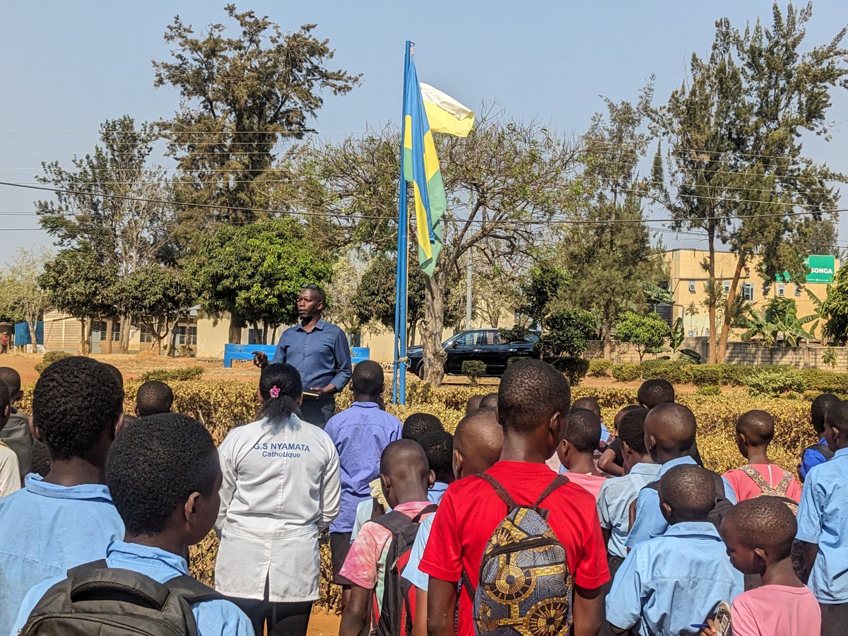 Nana_Naomi_I_M's tweet photo. Today vice mayor of @BugeseraDistr,  @YImanishimwe launched at GS Nyamata Catholic a powerful remedial program across primary schools to support students who scored below 50% in the 2025-26 academic year, to boost their confidence for success.
@Rwanda_Edu #For_all @NESA_Rwanda https://t.co/PE0zZayux9