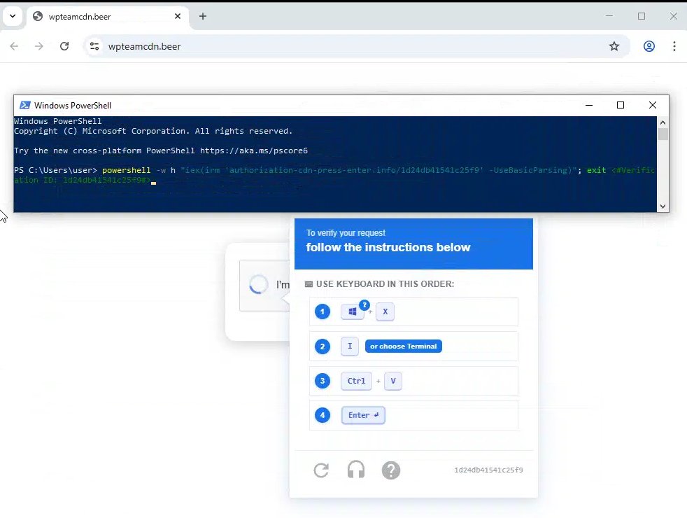 filescan_itsec's tweet photo. Tracing a live #ClickFix chain via #EtherHiding: lure page to Polygon smart contract to stager domain 🔍 #ErrTraffic https://t.co/JImYo6mJMT https://t.co/Uo1APdwO1L