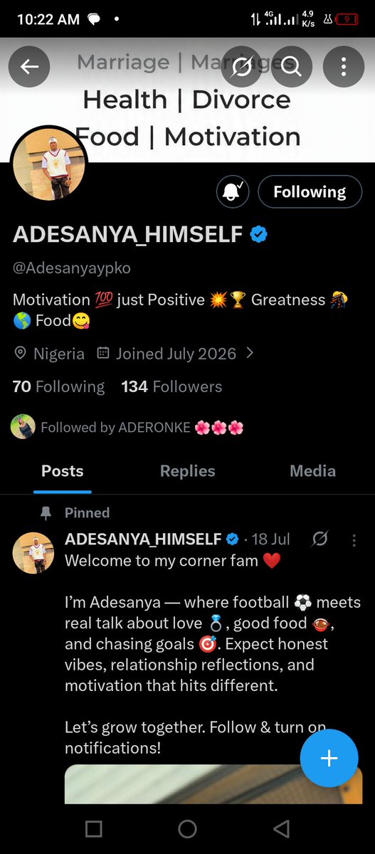 WilsonChigbu's tweet photo. @AdenipekunAyod1 @Adesanyaypko Following with notification on.

07031958679. MTN 

I'll really appreciate it 🙏🙏. Thank you so much 🙌 https://t.co/9wpc3cY9kr