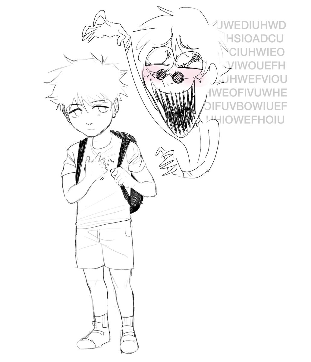 gh0stgore's tweet photo. baby megumi (ignore gojo hes getting cuteness aggression) #jjk https://t.co/UBdDTwRqgK