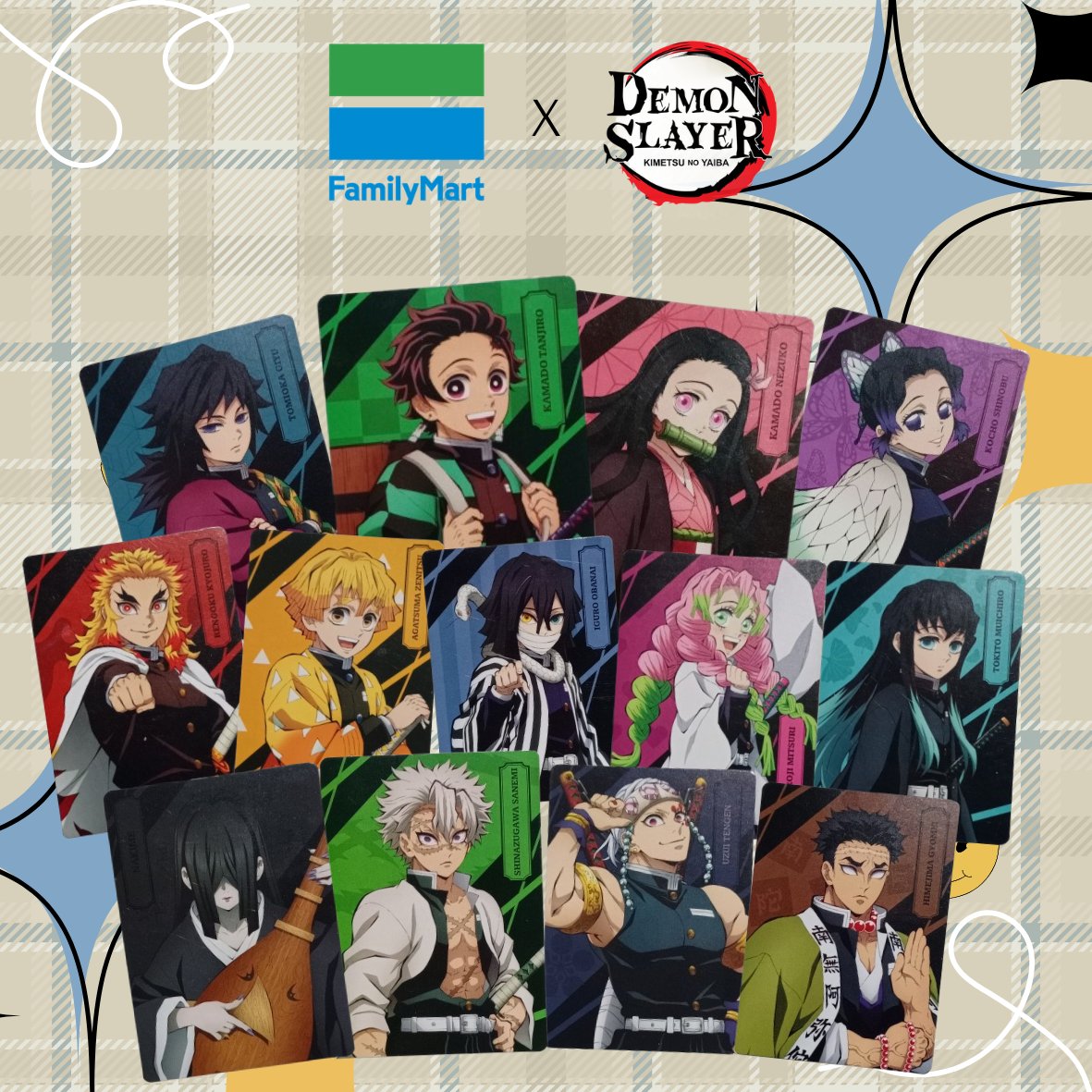 sukaAbin's tweet photo. Wts photocard Demon Slayer x Family Mart 

Link co:
https://t.co/KwdL7yRX79 https://t.co/8z9i2zF8IQ