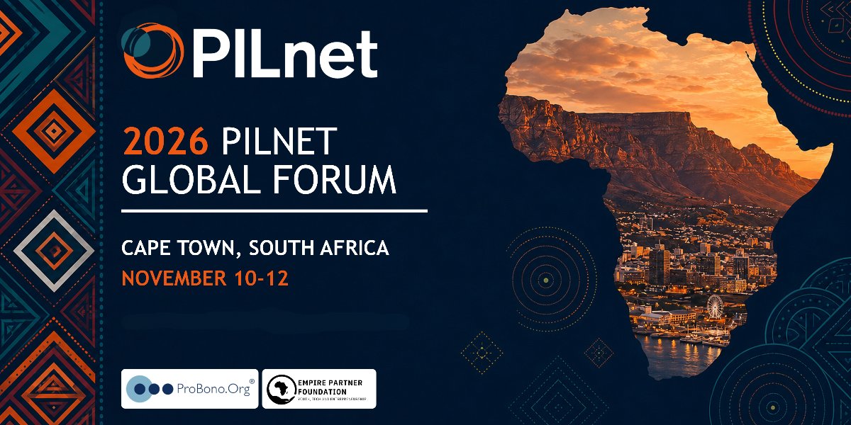 PILnet's tweet photo. The PILnet Global Forum is happening in Cape Town, 🇿🇦 this year on November 10–12. 
Why Cape Town? Because 🇿🇦 is often cited as one of the more developed pro bono ecosystems globally &amp; its story has lessons for all of us.
🎫 Join us: https://t.co/46D3AKiH8G
#AccessToJustice https://t.co/atstbPqnX3