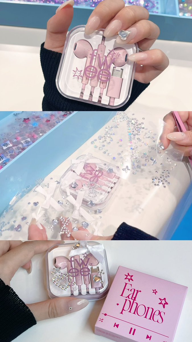 kibikibi31o's tweet photo. fweeで600円くらいの有線イヤホン買ったら
無料でその場でイヤホンケースデコもできて神イベすぎた 𛰙᭜𖫴𖫰𖫱𖫳𖫲𖫲𖫳𖫴𖫰𖫱꛰ ᭜𖫴𖫰𖫱𖫳𖫲𖫲𖫳𖫴𖫰𖫱꛰♡🪄◝✩ https://t.co/zGCBULWkHY