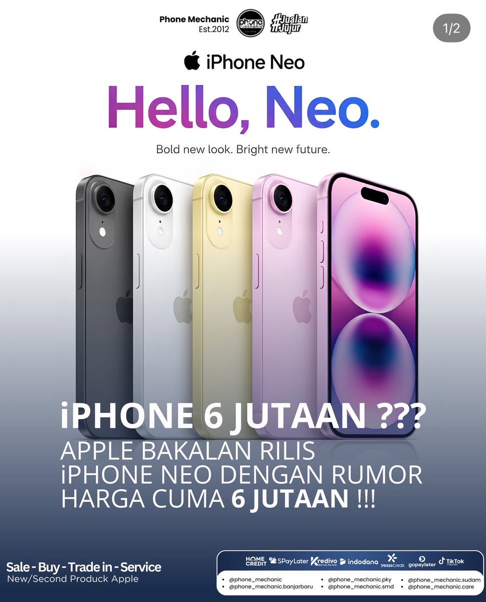 hey_ramaa's tweet photo. Gokil sih ini klo beneran, auto beli ini ajah deh! Lucuuu bgt warnanya aaaakkkk, auto nabung dari sekarang! ππππ #iPhoneNeo https://t.co/gxKnIkCY0L