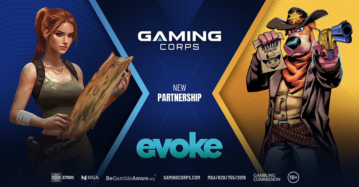 gamingcorps's tweet photo. Through our new partnership with evoke plc, players across William Hill, 888 and Mr Green will soon be able to enjoy Gaming Corps titles. ๐ช
๐ 18+ | Please Gamble Responsibly | https://t.co/S8ZJRlmCCK
#GamingCorps #BassRewardsBonanza #WilliamHill #MrGreen #Slots #iGaming https://t.co/GITtAXPVbl