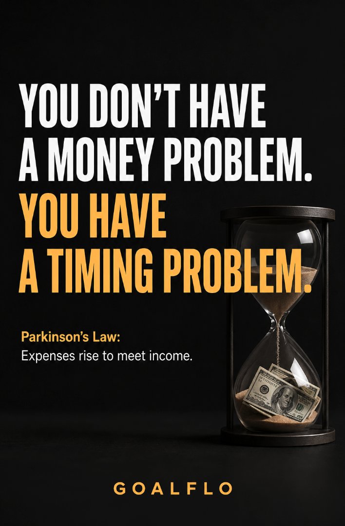 goalfloapp's tweet photo. Every raise feels like freedom.

Until six months later.

A nicer apartment.

Better restaurants.

New subscriptions.

Suddenly your savings rate hasn’t changed at all.

Economist C. Northcote Parkinson observed this decades ago:

Work expands to fill the time available.

The same happens with money.

Income expands.

Spending follows.

The goal isn’t earning more.

It’s preventing lifestyle inflation from consuming the difference.

Save this before your next salary increase.