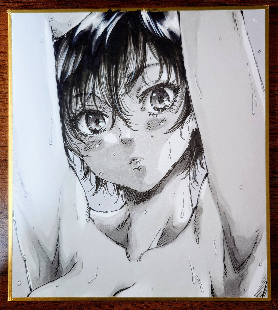 makomako1061's tweet photo. 小色紙完成です。 https://t.co/9UYKx2BRmk