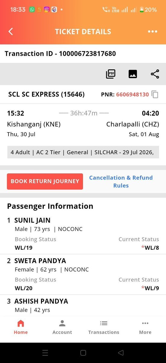 Ashish87890's tweet photo. @narendramodi Ji
Sir we have booked waiting list tickets to go to Hyderabad for the treatment of my father, he is a brain stroke patient ,please help, he needs treatment urgently, please help a senior citizen,please.

Please help a senior citizen get treatment urgently please. https://t.co/Y7vwI1tWbp