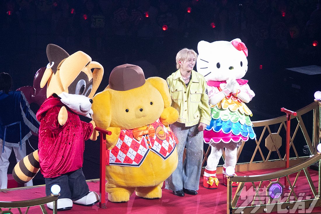 thetvjp's tweet photo. #山田涼介、初のソロドームツアーで届けたファンへの愛　
ハローキティ、ポムポムプリン、#知念侑李 登場のサプライズも 

▼記事の続きはこちら【画像6枚📸】
https://t.co/kORGIMeVB9

@Ryosuke_Storm https://t.co/0diP0GGmv3