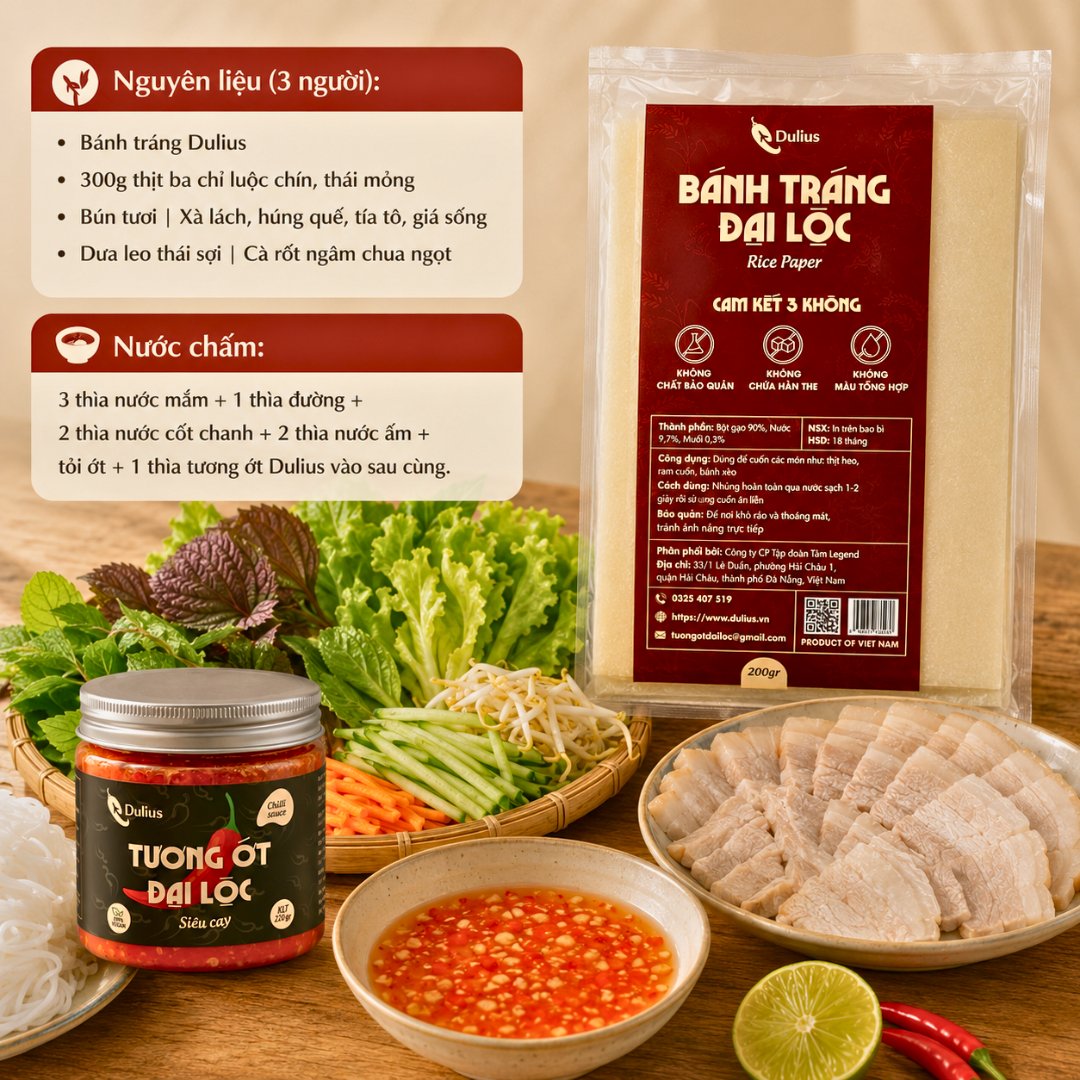 dulius2024's tweet photo. Cuốn thịt luộc: bánh tráng Dulius nhúng 1-2 giây → rau trước → bún + thịt + dưa leo → cuộn chắc. Nước chấm thêm 1 thìa Dulius vào sau cùng. Bày ra bàn, tự cuộn mới là cái hay. #Dulius
Tiktokshop: https://t.co/pKYg6KS9Eg
Shopee: https://t.co/oEz4Sp8CJZ https://t.co/j8p09ZmVYu