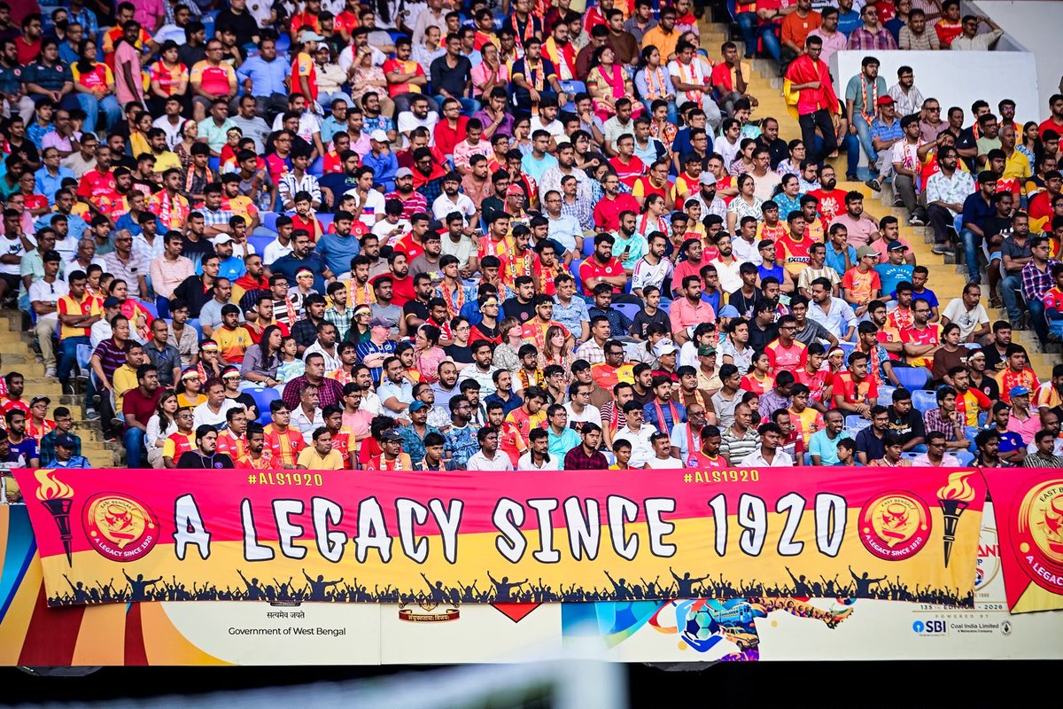 RohitDanuIFB's tweet photo. Together in spirit! 🤜🤛
Together to fight! 👊✊
Together for GLORY! ⚽

We are here to prove a point and make you all proud! Joy East Bengal ❤️💛

#JoyEastBengal #EastBengalFC #IndianFootball #DurandCup #DurandCup2026 https://t.co/yiVeZhmsKW