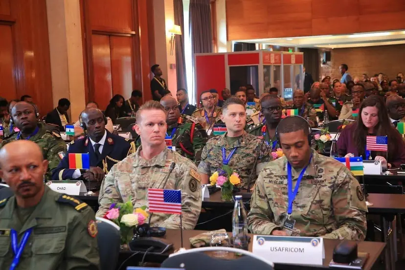 poaenglish's tweet photo. #AddisAbaba hosts major Africa–U.S. Security Forum!
Nearly 40 #African nations & the #US gather for #ALCS26 to strengthen military logistics, secure communications & peacekeeping capabilities. Read More: https://t.co/s2T2HdJbVS
#PulseofAfrica #DefenseLogistics #POA https://t.co/hcZ17GvWah