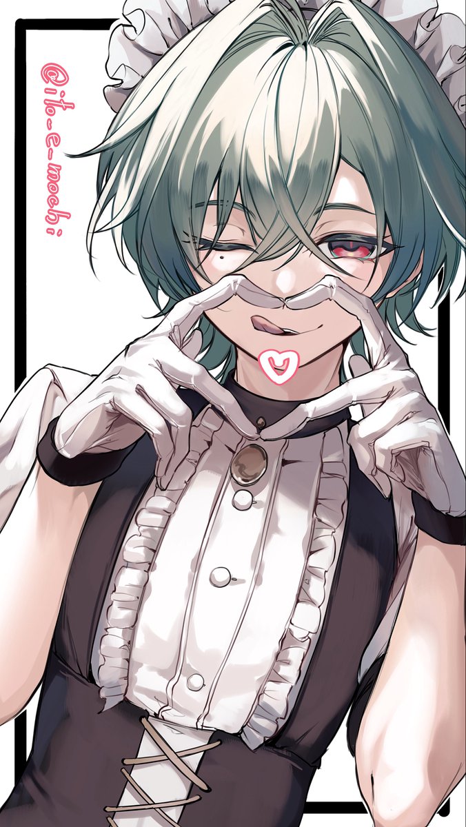 ito_e_mochi's tweet photo. メイド服だよ〜〜！！！！
アカツキワイナリー張り込みながら描いてたら何回か雷に撃たれた

女装なので一応ワンク！！！ https://t.co/twC0qZNlI6