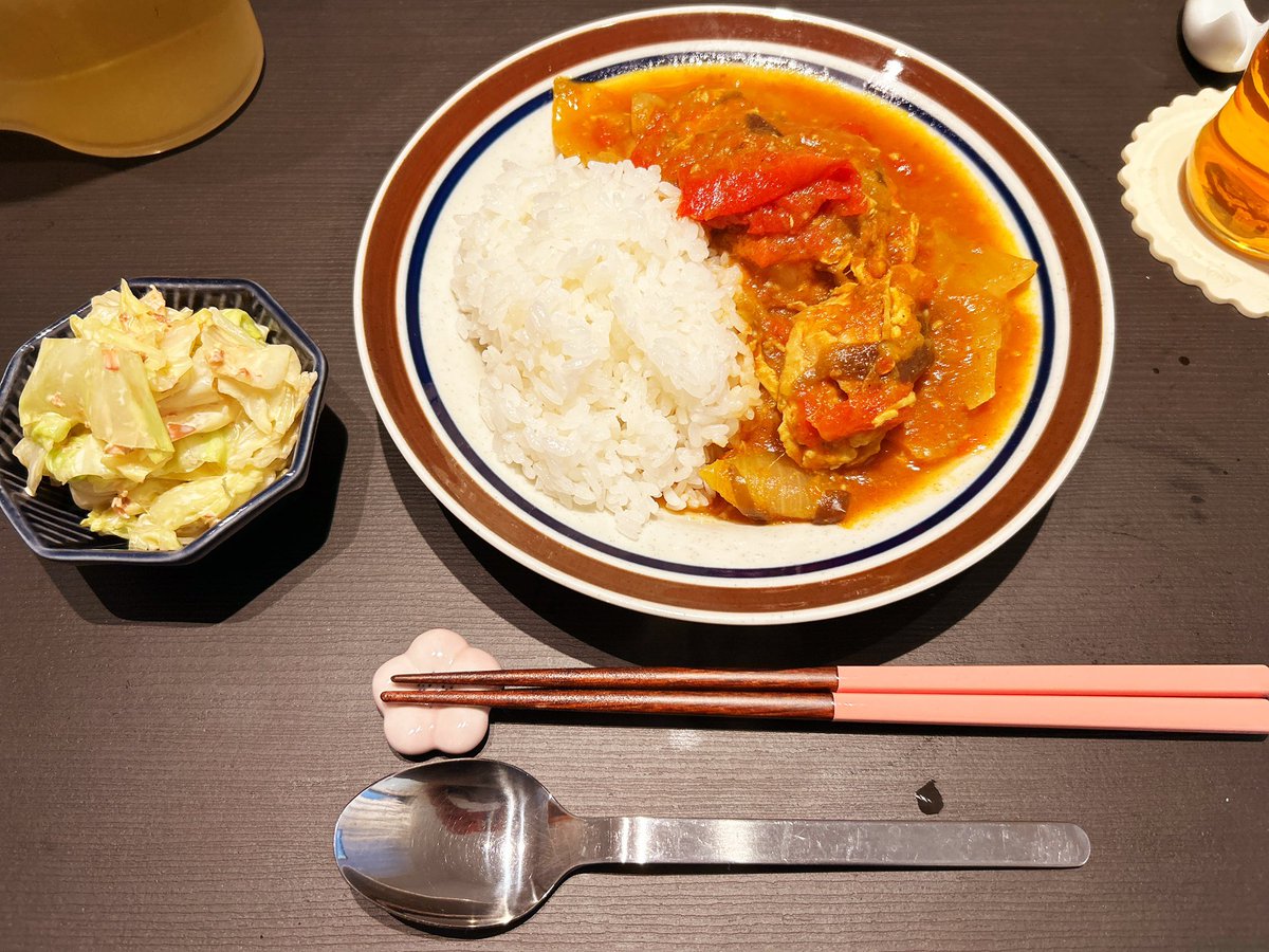 prprekia's tweet photo. 夕飯無水カレー🍛 https://t.co/Ns50RlxxNS