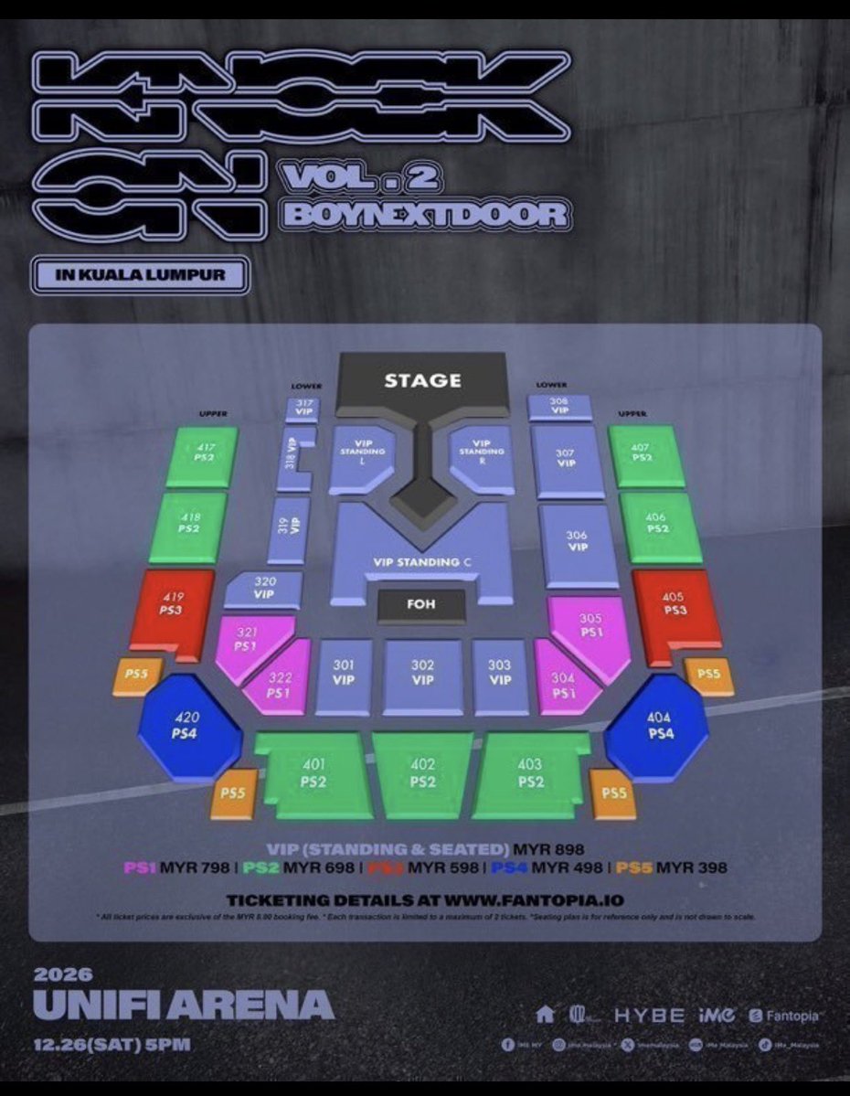 Ticketingwipps's tweet photo. #WTS
𝗕𝗢𝗬𝗡𝗘𝗫𝗧𝗗𝗢𝗢𝗥 𝗧𝗢𝗨𝗥 『𝗞𝗡𝗢𝗖𝗞 𝗢𝗡 𝗩𝗼𝗹.𝟮』 𝗜𝗡 𝗞𝗨𝗔𝗟𝗔 𝗟𝗨𝗠𝗣𝗨𝗥 🇲🇾

✔️VIP スタンディング 
✔️VIP 着席
✔️CAT 6

即時対応 
DMでメッセージ 
#KNOCK_ON_Vol_2_IN_KUALALUMPUR
#KNOCK_ON_Vol_2_IN_KUALALUMPUR https://t.co/MQeP3wQzm6