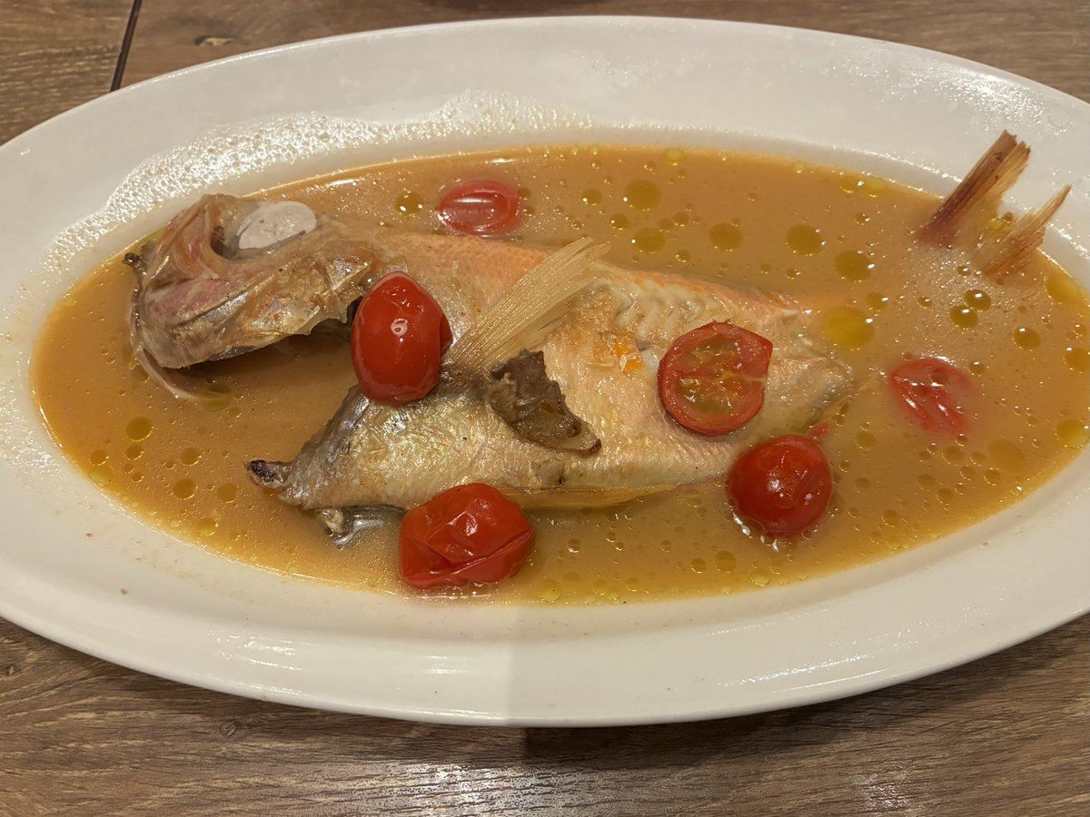 downtown_middle's tweet photo. 金目鯛のブイヤベースきた！ https://t.co/wBMGYZcCvy