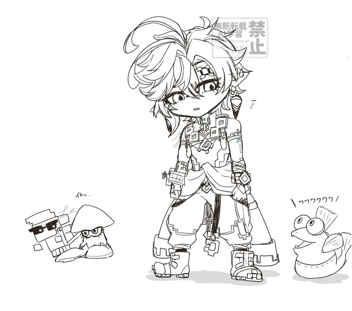 Kinichikousya's tweet photo. ⚠️🦑ｲﾝｸｹﾞｰﾑ ｸﾛｽｵｰﾊﾞｰ
私も...古の🦑ﾆﾁ🌳出しとくか...(最初2枚は絵ﾁｬ) https://t.co/nHi0zOLseM