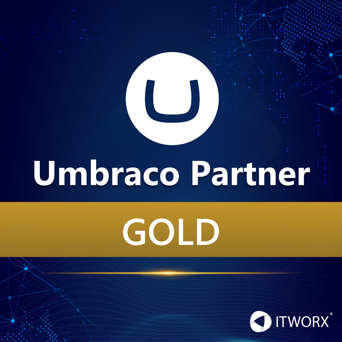 ITWorxHQ's tweet photo. We're excited to share that 𝐈𝐓𝐖𝐨𝐫𝐱 𝐢𝐬 𝐧𝐨𝐰 𝐚𝐧 𝐔𝐦𝐛𝐫𝐚𝐜𝐨 𝐆𝐨𝐥𝐝 𝐏𝐚𝐫𝐭𝐧𝐞𝐫! 🎉
A proud milestone made possible by our incredible team and the trust of our customers and partners.
#ITWorx #Umbraco #GoldPartner https://t.co/cexgpv0Xi0